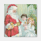 Santa mit Kindern Magnet (Vorne)