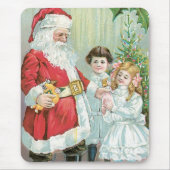 Santa mit Kindern Mousepad (Vorne)
