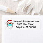 Santa mit Maske Rücksendeadresse (Insitu)