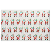 Santa mit medizinischer Maske Stoff (Fat Quarter (45,7 x 55,9 cm))