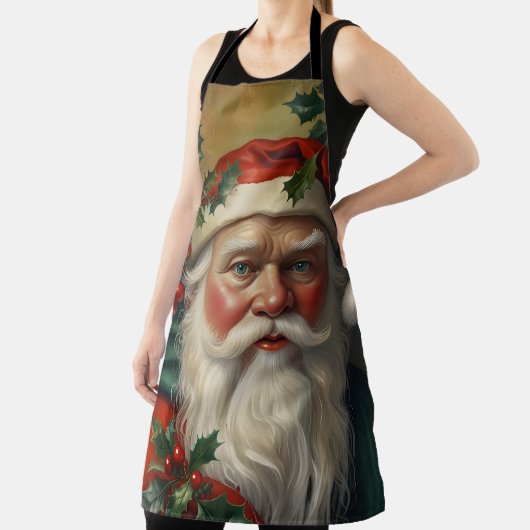 Santa mit Mistletoe Schürze (InSitu)