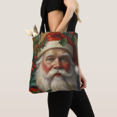 Santa mit Mistletoe Tasche (Von Nahem)