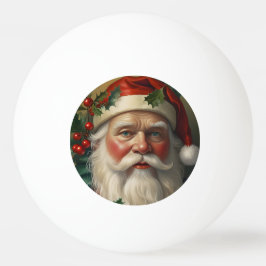 Santa mit Mistletoe Tischtennisball