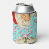 Santa mit Pfefferminzen Dosenkühler (Kanne Rückseite)