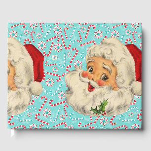 Santa mit Pfefferminzen Gästebuch