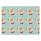 Santa mit Pfefferminzen Tischdecke (Vorderseite (Horizontal))