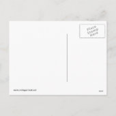 Santa mit Puppen Feiertagspostkarte (Rückseite)