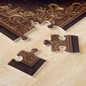 Santa mit Puppie am Piano Puzzle (Seite)