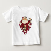 Santa mit Ragdoll Hemden und Geschenken Baby T-shirt (Vorderseite)