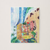 Santa mit Shave-Eisständer Puzzle (Vertikal)