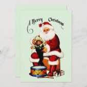 Santa mit Spielzeug frohe Weihnachten (Vorne/Hinten)