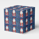 Santa mit Strumpf Geschenkschachtel (Vorderseite)