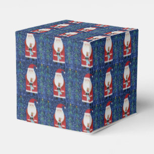 Santa mit Strumpf Geschenkschachtel
