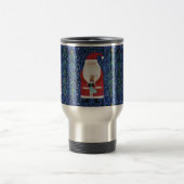 Santa mit Strumpf Reisebecher (Mittel)