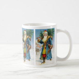 Santa mit Tannenbaum Kaffeetasse