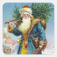 Santa mit Tannenbaum
