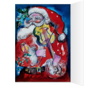SANTA MIT VIOLIN O MONOGRAM (Innen (Links))