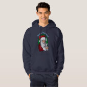 Santa mit Westie Hoodie (Vorne ganz)