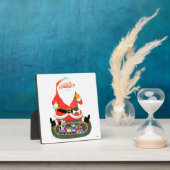 Santa mit Zug Fotoplatte (InSitu)