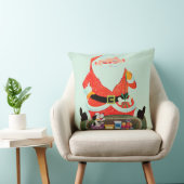 Santa mit Zug Kissen (Stuhl )