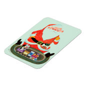 Santa mit Zug Magnet (Linke Seite)