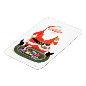 Santa mit Zug Magnet (Linke Seite)