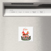 Santa mit Zug Magnet (In Situ (Geschirrspüler))