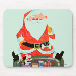 Santa mit Zug Mousepad