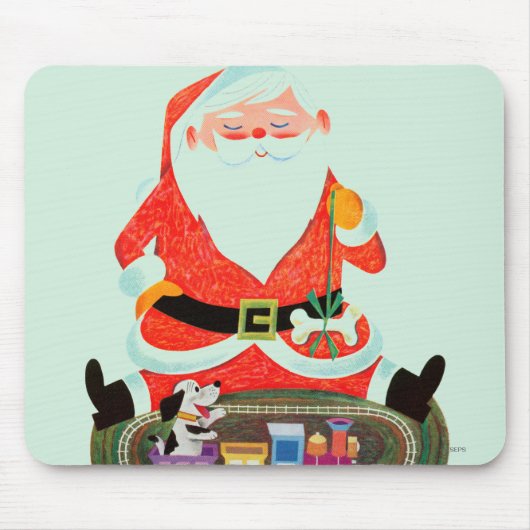 Santa mit Zug Mousepad (Vorne)