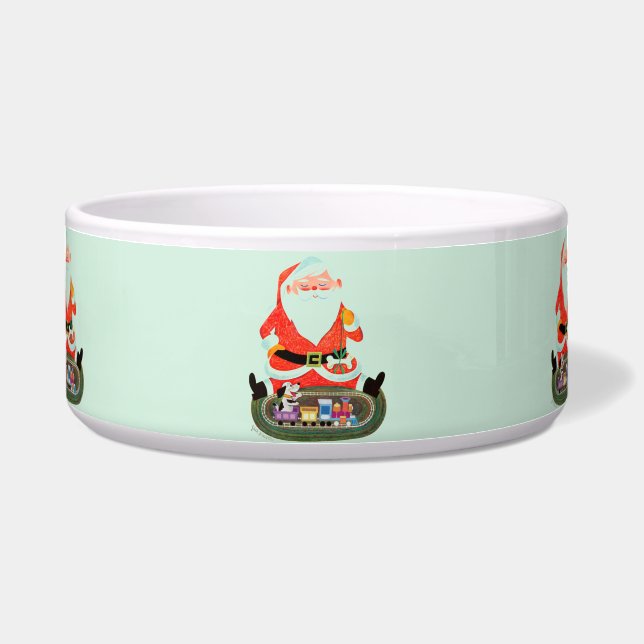 Santa mit Zug Napf (Vorderseite)