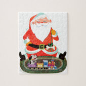 Santa mit Zug Puzzle (Vertikal)