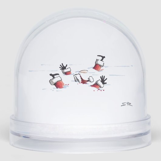 Santa Mob Hit snow globe Schneekugeln (Vorderseite)