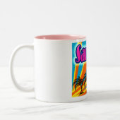 Santa Monica 5 Palmen Tasse Cup (Links)