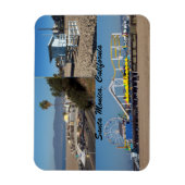 Santa Monica Beach California Magnet (Vertikal)