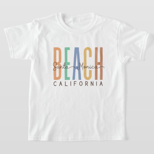 Santa Monica Beach California (Sands) T - Shirt (Ablage )
