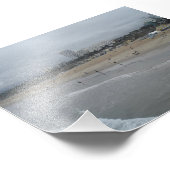 Santa Monica Beach Fotodruck (Ecke)
