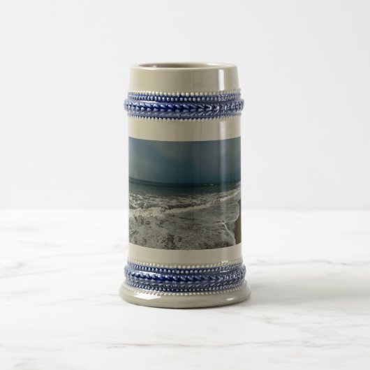 Santa Monica Beach im Herbst. Bierglas (Mittel)