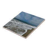 Santa Monica Beach im Herbst. Fliese (Seite)