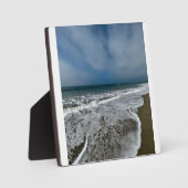 Santa Monica Beach im Herbst. Fotoplatte (Vorderseite)