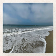 Santa Monica Beach im Herbst.