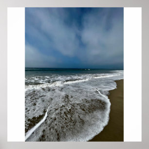 Santa Monica Beach im Herbst. Poster