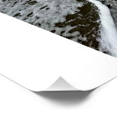 Santa Monica Beach im Herbst. Poster (Ecke)