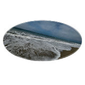 Santa Monica Beach im Herbst. Schneidebrett (Ecke)