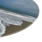 Santa Monica Beach im Herbst. Schneidebrett (Ecke)