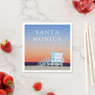 Santa Monica Beach Los Angeles, Kalifornien Serviette