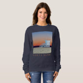Santa Monica Beach | Los Angeles, Kalifornien Sweatshirt (Vorne ganz)