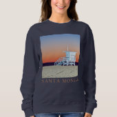 Santa Monica Beach | Los Angeles, Kalifornien Sweatshirt (Vorderseite)