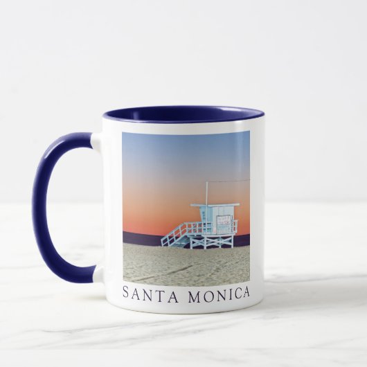 Santa Monica Beach | Los Angeles, Kalifornien Tasse (Links)