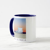 Santa Monica Beach | Los Angeles, Kalifornien Tasse (Vorderseite Links)
