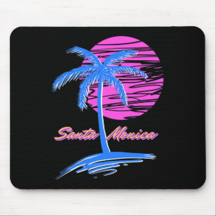 Santa Monica Beach Outlet 80er Ästhetische Vaporwa Mousepad